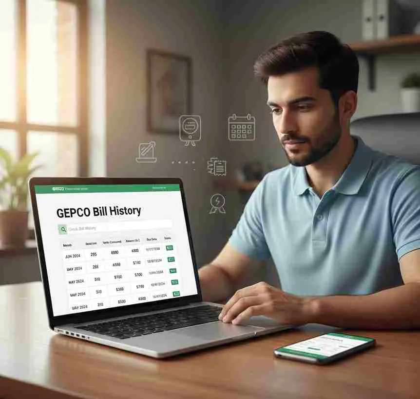 GEPCO Bill History
